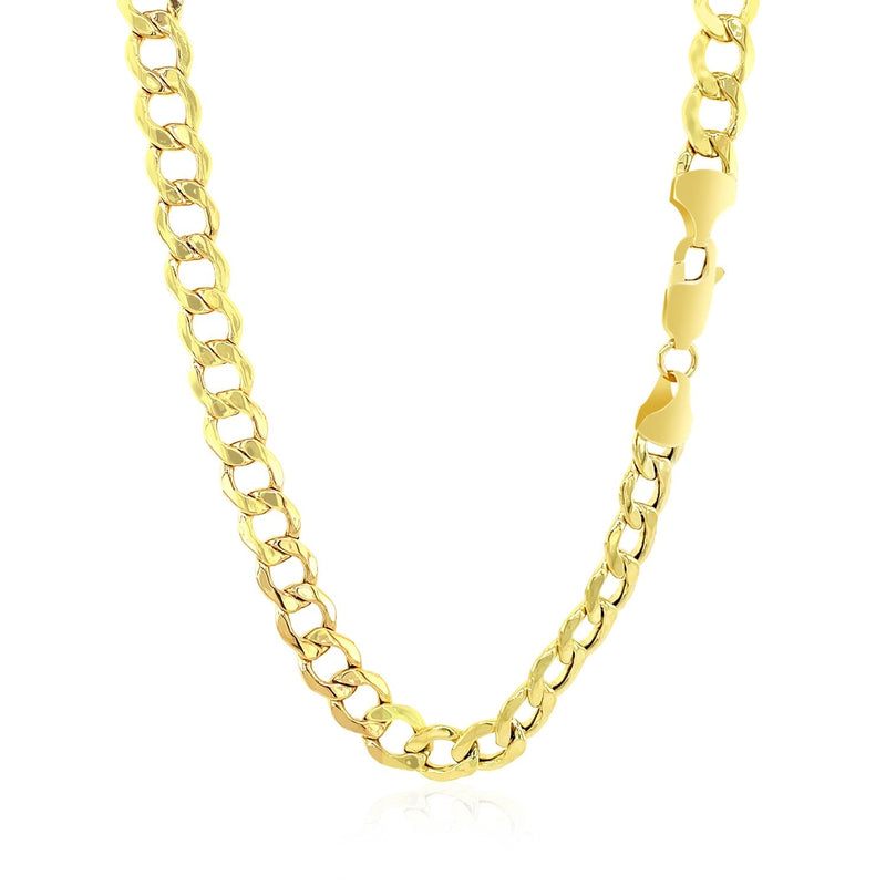 Bids.com 6.1mm 10k Yellow Gold Curb Chain Necklaces