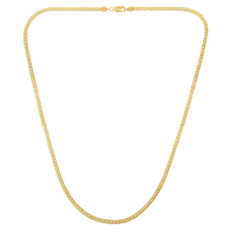 Bids.com Ice Barrel Chain in 14k Yellow Gold (3.10 mm) Necklaces