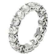 Bids.com Round Cut Lab Grown Diamond Eternity Ring in 14k White Gold (3 cttw FG/VS2) Rings