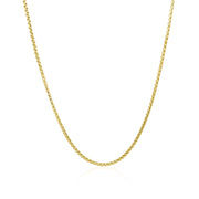 Bids.com 14k Yellow Gold Round Box Chain 1.35 mm Necklaces