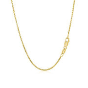 Bids.com 14k Yellow Gold Round Box Chain 1.35 mm Necklaces