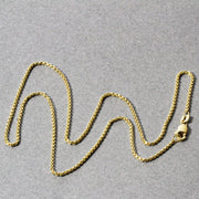 Bids.com 14k Yellow Gold Round Box Chain 1.35 mm Necklaces