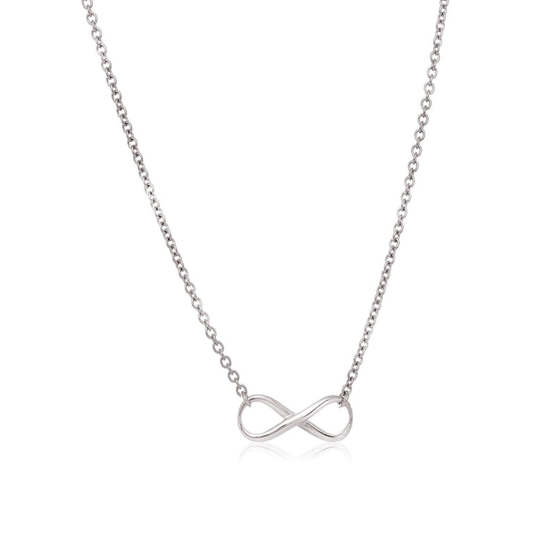Bids.com Sterling Silver Infinity Symbol Necklace Necklaces