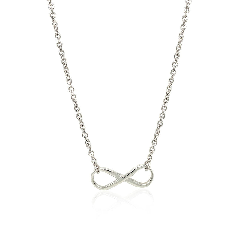 Bids.com Sterling Silver Infinity Symbol Necklace Necklaces