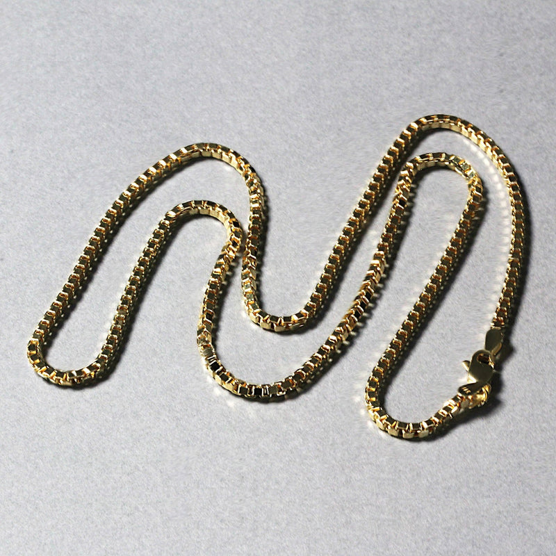 Bids.com 2.0mm 14k Yellow Gold Semi Solid Box Chain Necklaces