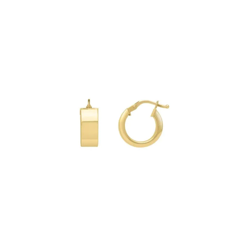 Bids.com 14k Yellow Gold Medium Square Tube Hoops Earrings Earrings