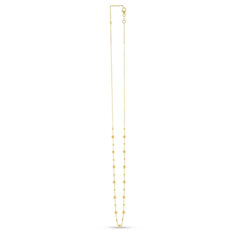 Bids.com 14k Yellow Gold Bead Necklace Necklaces