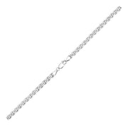 Bids.com Sterling Silver Rhodium Plated Mariner Chain 5.6mm Necklaces