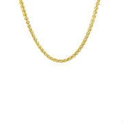 Bids.com 14k Yellow Gold 2.8mm Light Weight Wheat Chain Necklaces