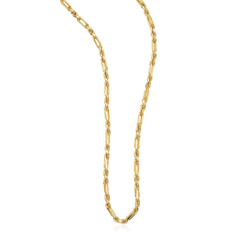 Bids.com 14k Yellow Gold Figaro Chain Necklace Necklaces