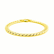 Bids.com 14K Yellow Gold Cuban Link Bracelet Bracelets