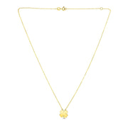 Bids.com 14K Yellow Gold Four Leaf Clover Necklace Necklaces