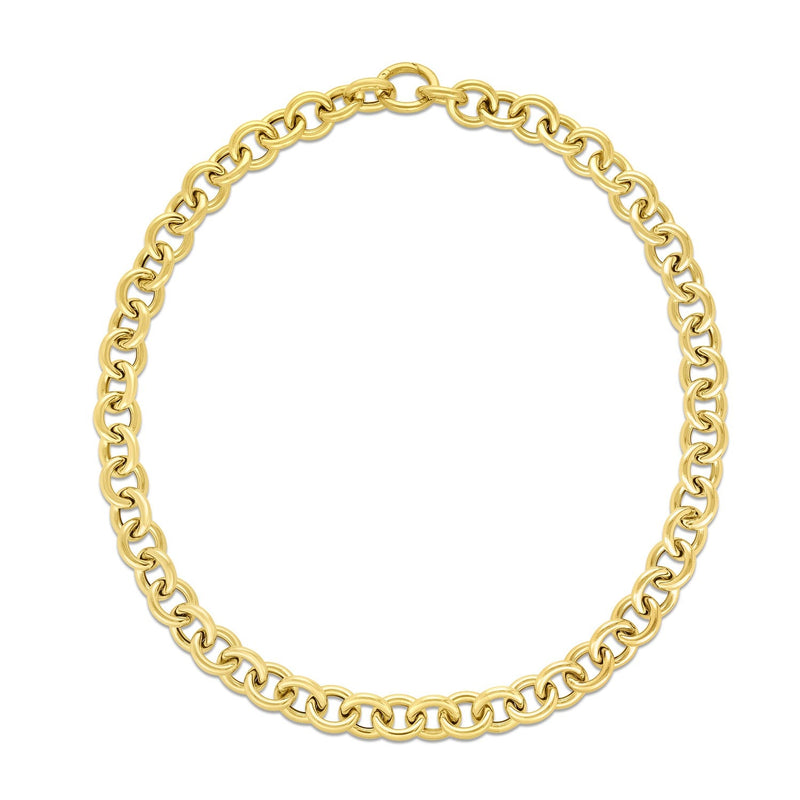 Bids.com 14k Yellow Gold Round Link Chain Necklace Necklaces