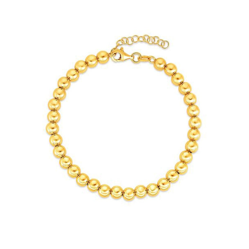 Bids.com 14k Yellow Gold Bead Chain Necklace(5mm) Necklaces