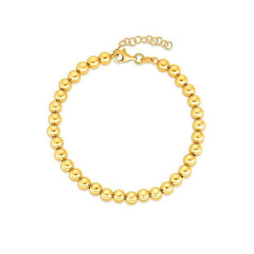 Bids.com 14k Yellow Gold Bead Chain Necklace(5mm) Necklaces