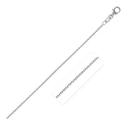 Bids.com 14k White Gold Round Cable Link Chain 1.9mm Necklaces