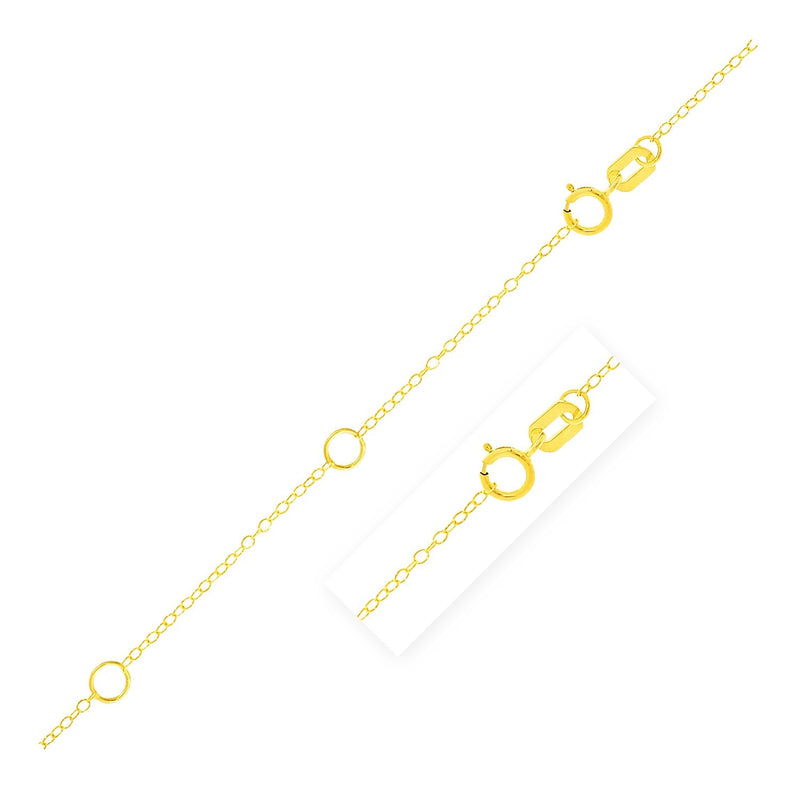 Bids.com Double Extendable Piatto Chain in 14k Yellow Gold (1.2mm) Necklaces