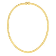 Bids.com 14k Yellow Gold Tubogas Necklace (5.00 mm) Necklaces