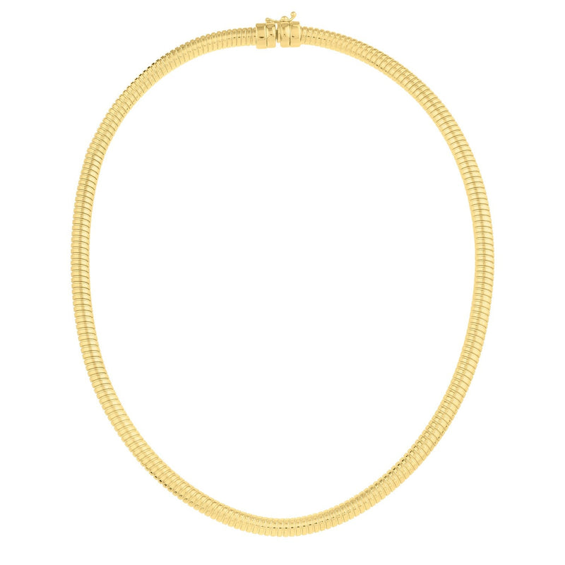 Bids.com 14k Yellow Gold Tubogas Necklace (5.00 mm) Necklaces