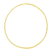 Bids.com 14k Yellow Gold Paperclip Chain Necklace Necklaces