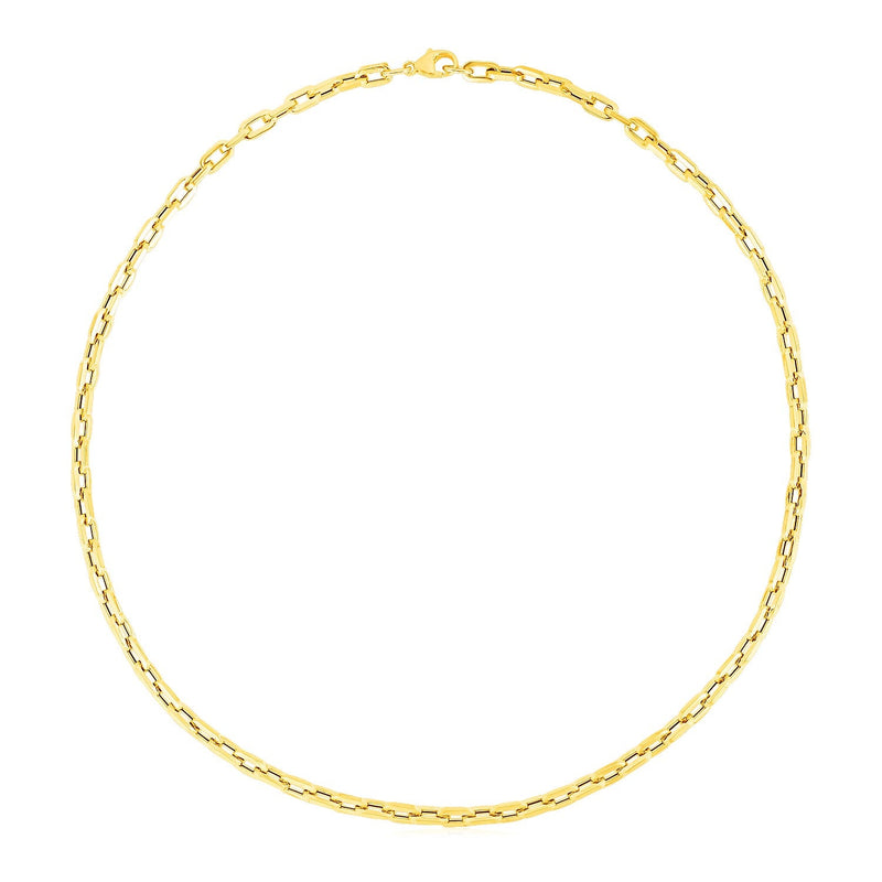 Bids.com 14k Yellow Gold Paperclip Chain Necklace Necklaces