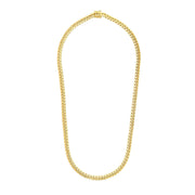 Bids.com 6.9mm 14k Yellow Gold Semi Solid Miami Cuban Chain Necklaces