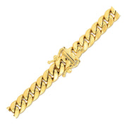 Bids.com 6.9mm 14k Yellow Gold Semi Solid Miami Cuban Chain Necklaces
