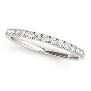 Bids.com 14k White Gold Timeless Diamond Wedding Ring (1/5 cttw) Rings