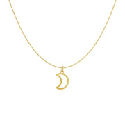 Bids.com 14k Yellow Gold Necklace with Moon Necklaces