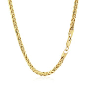 Bids.com 3.15mm 14k Yellow Gold Diamond Cut Round Franco Chain Necklaces