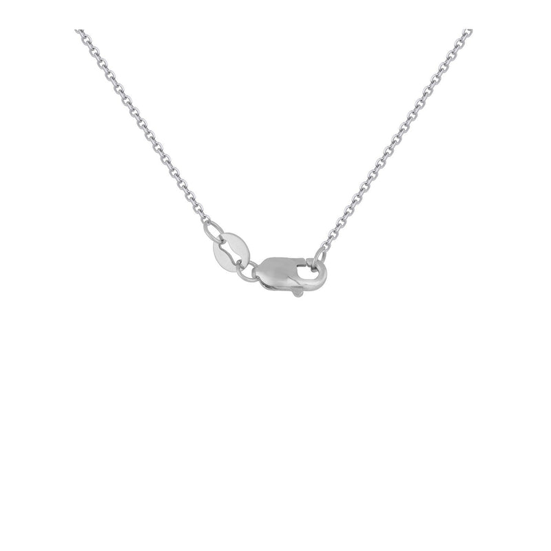 Bids.com Diamond Arrow Style Pendant in 14k White Gold (1/10 cttw) Necklaces