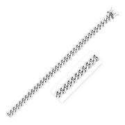 Bids.com Sterling Silver Rhodium Plated Miami Cuban Chain 8.4mm Necklaces