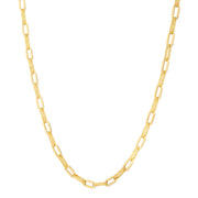 Bids.com 14k Yellow Gold Diamante Paperclip Chain Necklace (4.00 mm) Necklaces