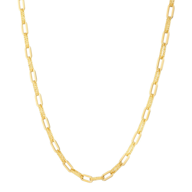 Bids.com 14k Yellow Gold Diamante Paperclip Chain Necklace (4.00 mm) Necklaces