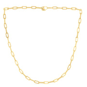Bids.com 14k Yellow Gold Diamante Paperclip Chain Necklace (4.00 mm) Necklaces