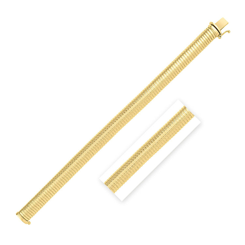 Bids.com 14k Yellow Gold Tubogas Bracelet (9.00 mm) Bracelets