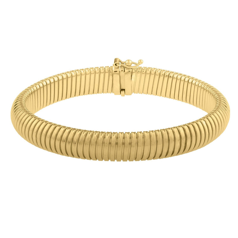 Bids.com 14k Yellow Gold Tubogas Bracelet (9.00 mm) Bracelets