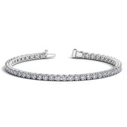 Bids.com Lab Grown Round Diamond Tennis Bracelet in 14k White Gold (6 cctw F/G  VS2/SI1) Bracelets