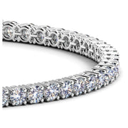 Bids.com Lab Grown Round Diamond Tennis Bracelet in 14k White Gold (6 cctw F/G  VS2/SI1) Bracelets