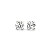 Bids.com 2 cttw Certified IGI Lab Grown Round Diamond Stud Earrings 14k White Gold (G/VS2) Earrings