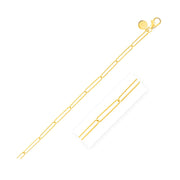 Bids.com 14k Yellow Gold Wire Paperclip Chain (2.7mm) Necklaces