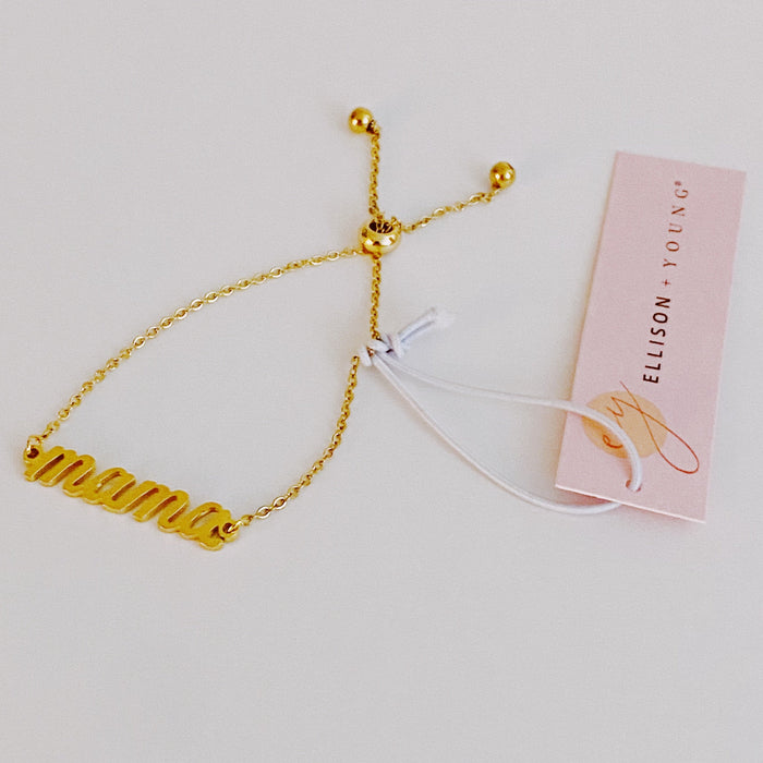 Mama Drawstring Bracelet