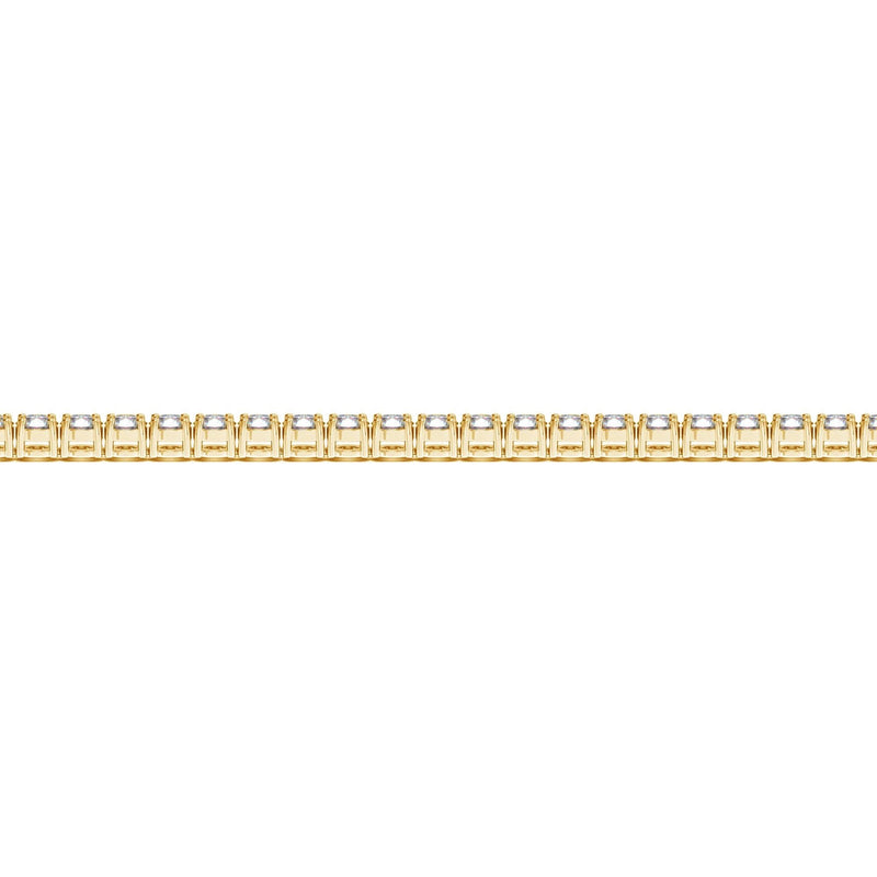 Bids.com Lab Grown Round Diamond Tennis Bracelet in 14k Yellow Gold (4 cctw F/G  VS2/SI1) Bracelets