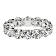 Bids.com Round Cut Lab Grown Diamond Eternity Ring in 14k White Gold (6 cttw FG/VS2) Rings
