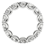Bids.com Round Cut Lab Grown Diamond Eternity Ring in 14k White Gold (6 cttw FG/VS2) Rings