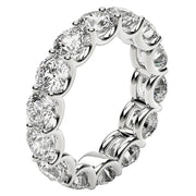 Bids.com Round Cut Lab Grown Diamond Eternity Ring in 14k White Gold (6 cttw FG/VS2) Rings