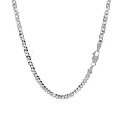 Bids.com 14K White Gold Gourmette Chain (2.80 mm) Necklaces