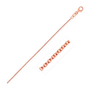 Bids.com 14k Rose Gold Round Cable Link Chain (1.25 mm) Necklaces