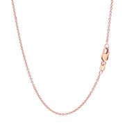 Bids.com 14k Rose Gold Round Cable Link Chain (1.25 mm) Necklaces