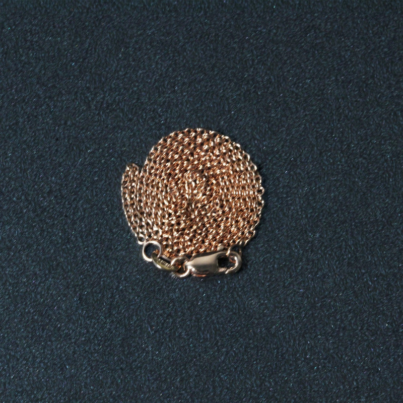 Bids.com 14k Rose Gold Round Cable Link Chain (1.25 mm) Necklaces